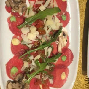 Carpaccio di manzo o filete