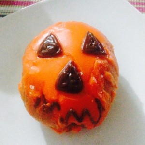 Donut Calabaza rellena de Dulce de Leche