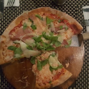 pizza de rucula