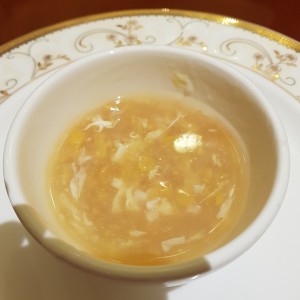 Sopa de Pollo con Maiz.