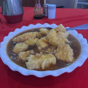 Tofu en salsa de conchuela