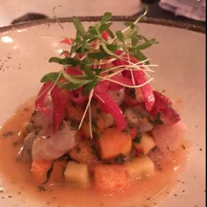 del mar al plato... ceviche de corvina