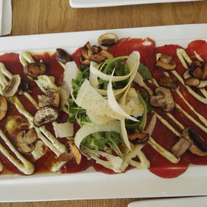 Carpaccio de lomito 