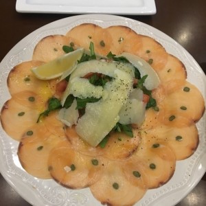 Carpaccio de salmon 