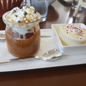 Volcan de dulce de leche