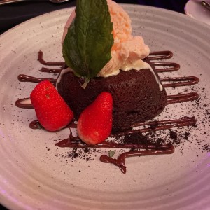 Volcan de chocolate