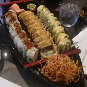 Sushi Rolls: Sakura, Canalero, Tori BBQ