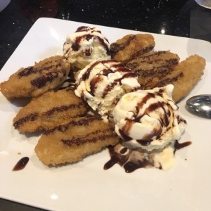 Tempura de banana 