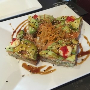 Pizza sushi o japonesa