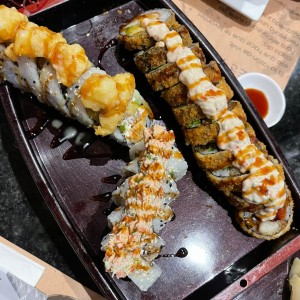 Rolls - Lava Roll, Arigato y Ebi Rock