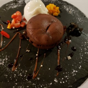 Volcan de chocolate