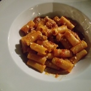 rigatoni con ?