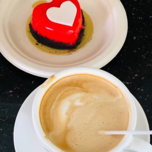 sweet heart con cafe latte