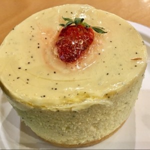 Mburucuya cheese cake