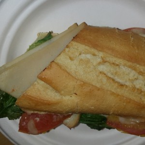 sandwich con chorizo