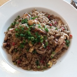 arroz chaufa de mariscos