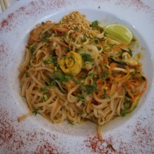 Padre thai de mariscos