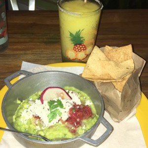 guacamole y margarita de maracuya