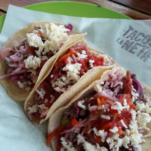 Tacos vegetarianos 