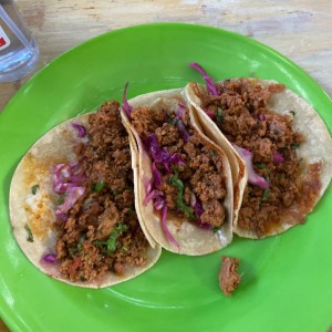 Tacos Tropicales - Chorizo Queso