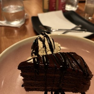 Cake de Chocolate y Helado