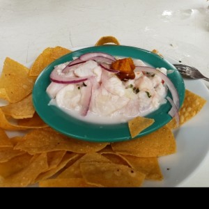 Ceviche con coco