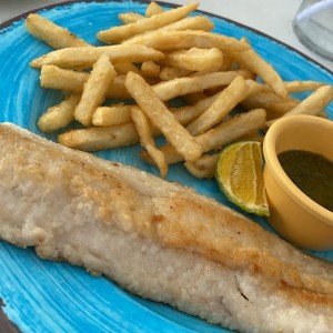 Filete de pescado a la plancha