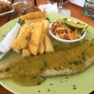 Filete de Pescado en Curry y Coco