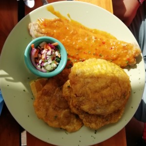 filete de pescado coco y curry