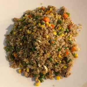 arroz frito de puerco