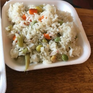 Arroz con vegetales