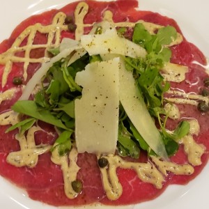 carpaccio de res