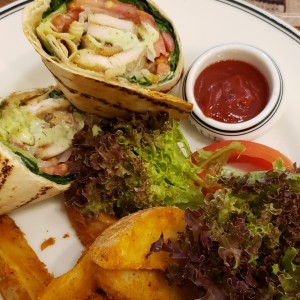 wrap de pollo