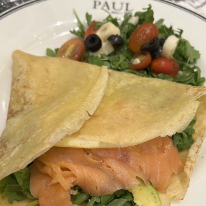 Crepe de salmon