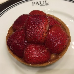 Tartaleta de crema pastelera y fresas