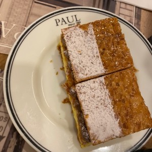 Milhoja de dulce de leche