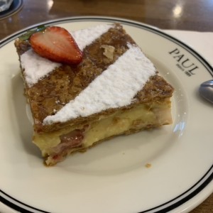 Mil hojas con fresas 
