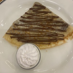 Crepe de chocolate