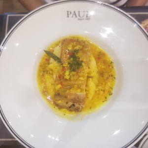 Pescado al ajillo