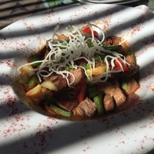 Stir fry de filete de res