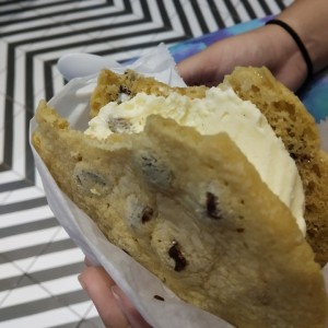 galleta de helado cookie monster