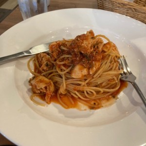 Paste - Spaguetti Bolognese con pollo 