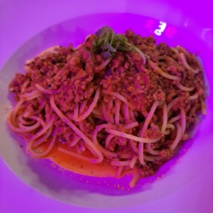 Spaguetti a la bolognesa