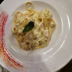 Fettuccini en salsa Alfredo