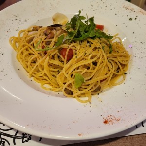 Spaguetti a la vongole