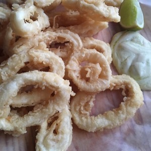 Calamares apanados 