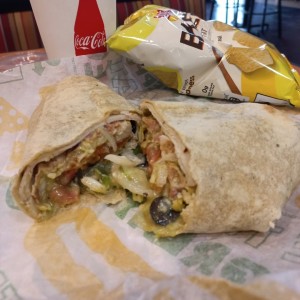 Wrap turkey bacon en tortilla de espinaca