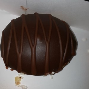 rellena de chocolate