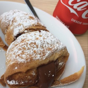 Cola de Langosta rellena de Nutella