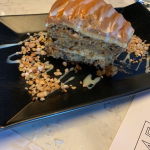 Torta de zanahoria con manjar